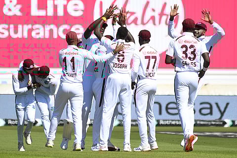 Alzarri Joseph dismisses England's Zak Crawley